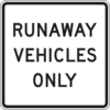 Runaway Vehicles Only Clip Art